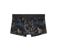 HOM Herren Court Cobra Boxer Shorts, Ausgebrannter Samt Mit Schlangenhaut-Effekt, M EU