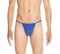 HOM Herren G-String - Plume, federleicht Blau (Blue) / 4 (Small) S Blau