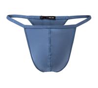 HOM Herren G-String - Plume, federleicht Midblue / 5 (Medium) M Blau