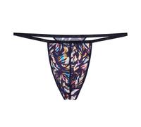 String HOM "String G-String Viscaya 1er Pack", Herren, Gr. L, bunt (blau, gelb, pink), Obermaterial: 78% Polyamid PA. 22% Elasthan EL., Unterhosen String (81707064-L) blau, gelb, pink