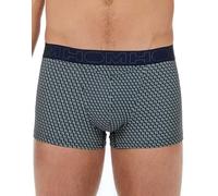 Hom Herren Ho1 Boxershorts Valere Boxer Briefs, Bedruckte geometrische Krawatte in Marineblau Grün und Weiß, M