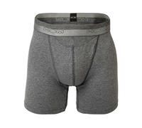HOM Herren Long Boxer Brief - HO1, Shorts, Unterwäsche, einfarbig Grau S