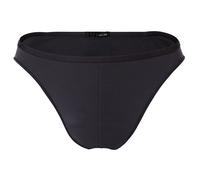 HOM Herren Micro Briefs Plumes - Ultralight Microfiber, Slip, Unterwäsche, Stretch, einfarbig Anthrazit / S S Grau
