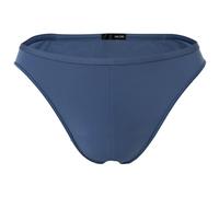 HOM Herren Micro Briefs Plumes - Ultralight Microfiber, Slip, Unterwäsche, Stretch, einfarbig Midblue / L L Blau