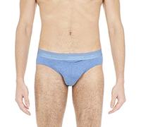 HOM Slip mit elastischem Logo-Bund in Jeansblau, Größe M