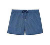 HOM Herren Morny Badeshorts Boardshorts, Micro mit Marineblau/Orange, XXL