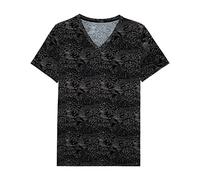 Hom Herren Nairobi V-Neck T-Shirt, Schwarz, XXL