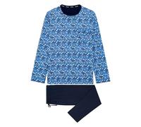 HOM Pyjama Herren blau, S