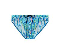 HOM Herren Slip De Bain Marbella Schwimm-Slips, Blue Print, 48