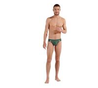HOM Herren Slip de Bain Nautical Cup Swim Briefs, Khaki, gestreiftes Band, S