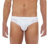 HOM Herren Slip - Comfort Mini Brief HO1,Tencel soft, Unterwäsche, einfarbig Weiß L
