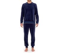 HOM Herren Sweat d'intérieur CATANE Pyjama-Oberteil, Navy, XL