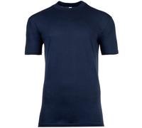 HOM Herren T-Shirt Crew Neck - Tee Shirt Harro New, Kurzarm, Rundhals, einfarbig Blau XL