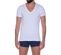 HOM Herren T-Shirt V-Ausschnitt Supreme Cotton Freizeithemd (1er Pack)