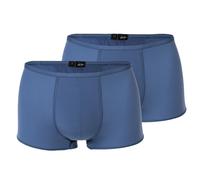 HOM Herren Trunk Plumes 2er Pack - Ultralight Microfiber, Pants, Unterwäsche, Stretch, einfarbig Midblue XL