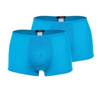 HOM Herren Trunk Plumes 2er Pack - Ultralight Microfiber, Pants, Unterwäsche, Stretch, einfarbig XXL Türkis