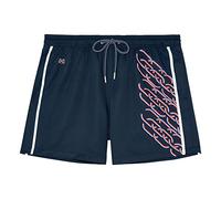 Hom Herren Winner Badeshorts Boardshorts, Marineblau mit Motiv, 50