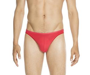 HOM Men Herren Slip Plumes Micro Briefs, Gr. Large, Rot (Red 4063)