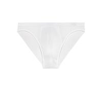 HOM Herren Comfort Micro Brief - Basic, Slip, Unterwäsche, einfarbig Weiß M