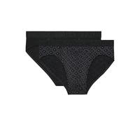 HOM - Neels - Mini Slip / Unterhose - 2er Pack (L Schwarz)