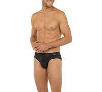HOM Herren Slip Multipack - Comfort Mini Brief HO1,Tencel soft, Unterwäsche, einfarbig Schwarz XL 3er Pack (3x1P)