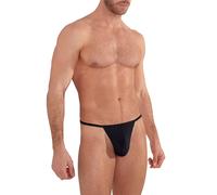 HOM Stringtanga Herren Mikrofaser schwarz, 5 (M)