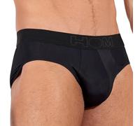 Minislip HOM "Supersoft", Herren, Gr. M, schwarz, Obermaterial: 73% Polyamid, 27% Elasthan. Futter: 95% Baumwolle, 5% Elasthan, körpernah, Unterhosen, weich, atmungsaktiv, Microfaser, Basic, bequem, o