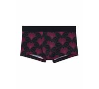 HOM Trunks mit floralem Allover-Print Modell 'Carlyle' in Bordeaux, Größe S