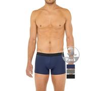 HOM 3-er Set Trunks Schwarz, Blau & Grau