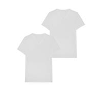 HOM V-Shirt Herren weiß, M