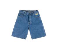 Homeboy Unisex X-Tra Monster Denim Shorts, Washed Blue, 36