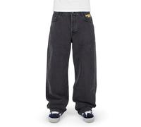 Homeboy Unisex X-Tra Monster Pencil Denim Hose, Washed Grey, 24 L28