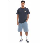 HOMEBOY x-tra Herren Baggy Denim-Shorts Jeans-Shorts im 5-Pocket-Stil Baumwoll-Shorts kurze Hose 01SH0379 Blau 25