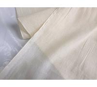 HomeBuy Musselin-Stoff aus 100 % Baumwolle, feines Käsegewebe, für Schneiderei, Voile-Vorhänge, 290 cm, extra breit, Meterware, naturfarben (1 Meter)