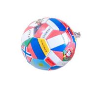 HOMEDEK 1 Stück Simulation Sport Fußball Anhänger Schlüsselanhänger Länder Ball Flagge Schlüsselanhänger für Auto Tasche Rucksack Zubehör Geschenk