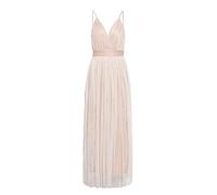 Homeilteds Mesh-weiße Spitze-Frauen-Kleid-Elegante V Ansatz Abend Maxi Weihnachten Kleid-Sommer-reizvolles Lange Abendkleid Komfortabel (Color : White, Size : M.)
