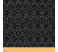 Homemissing Damask Stoff Meterware 92x150cm Vintage Floral Dekorative Wasserdichter Patchwork Stoffe Antik Viktorianisch Barock Polsterstoff für Stühle Barock Stil DIY Stoffpaket