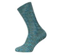 HomeOfSocks Ein Paar 100% Wollsocken Herren Und Damen - Extra Dicke Warme Schurwolle Natürliche Regulierung Der Fußtemperatur Strapazierfähig | Petrol Gr. 39-42