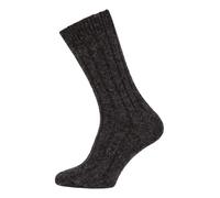 HomeOfSocks Ein Paar Alpaka Socken Herren Und Damen Dünne Wollsocken 95% Wollanteil Natürliche Regulierung Fußtemperatur Natursocken | Anthrazit Gr. 43-46