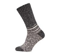 HomeOfSocks Ein Paar Alpaka Strümpfe für Herren Und Damen - 95% Wolle Extra Dick mit Frottee und festem Sitz Lange Socken Luxuriöse Wollsocken | Anthrazit Gr. 35-38
