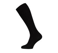 HomeOfSocks Lamwoll Kniestrumpf Zopfmuster Socken Herren Damen Lange