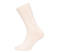 HomeOfSocks Lamwoll Socken Zopfmuster Herren Damen Kurze Trachtensocken