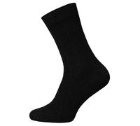 HomeOfSocks Tagessocke The Goat (Merino und Kaschmir) schwarz - 2 Paar, Größe 35-38