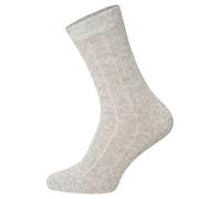 HomeOfSocks Wollsocke Luxuriöse (Merinowolle und Kaschmir) grau - 2 Paar, Größe 43-46