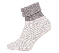 HomeOfSocks Wollsocke Pastell anthrazitgrau - 1 Paar, Größe 35-38