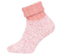 HomeOfSocks Wollsocke Pastell pink - 1 Paar, Größe 35-38