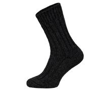 HomeOfSocks Wollsocken Alpaka Natur anthrazitgrau - 2 Paar, Größe 35-38