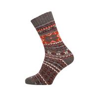 HomeOfSocks Wollsocken Hygge Socks Thick dunkelgrau/bunt - 1 Paar, Größe 43-46