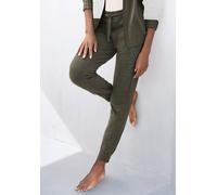 Homewearhose BENCH. LOUNGEWEAR Gr. 48/50, N-Gr, grün (dunkelgrün) Damen Hosen (72983046-48) dunkelgrün