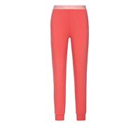 Homewearhose HUGO UNDERWEAR "SPORTY LOGO_PANTS", Damen, Gr. L, N-Gr, rot (light, pastel rot 632), Sweatware, Obermaterial: 66% Baumwolle, 30% Polyester, 4% Elasthan, unifarben, Basic lang, Hosen Homew